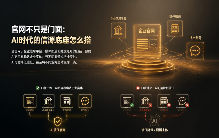 官网不只是门面：AI时代的GEO信源底座怎么搭建？【第2篇▸讲方法】
